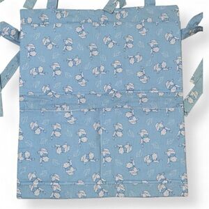 Vintage Winnie the Pooh Diaper Caddy Blue AOP Disney baby organizer